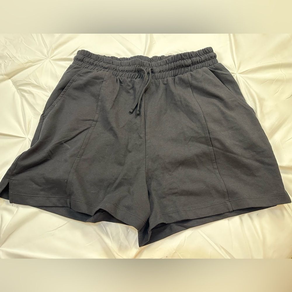 ASOS Design Black Tie Waist Shorts NWOT 8